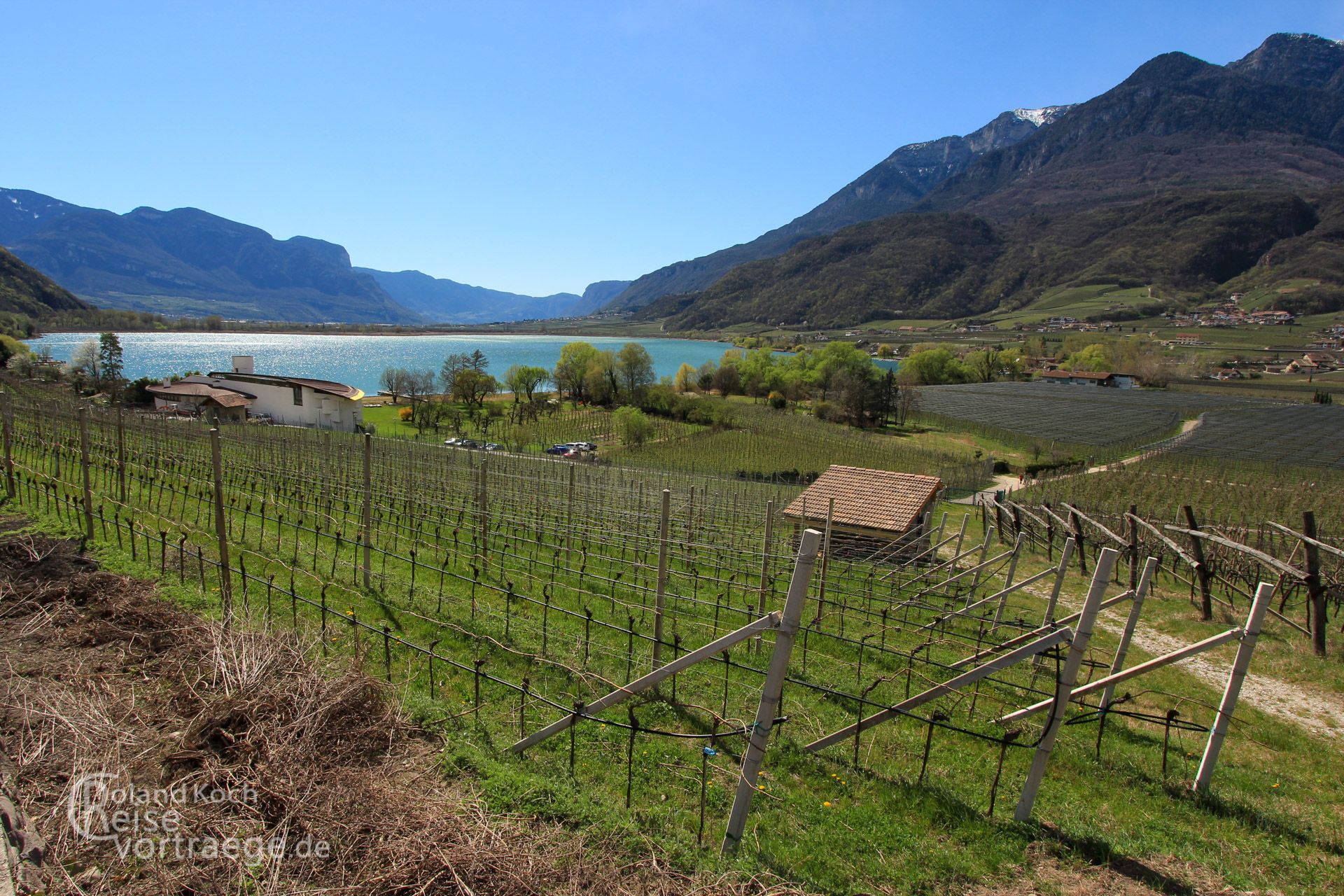 mit Kindern per Rad über die Alpen, Via Claudia Augusta, Kalterersee